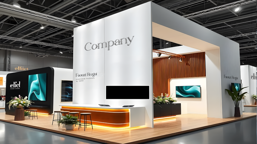 Espace Élégant Minimaliste Corporatif